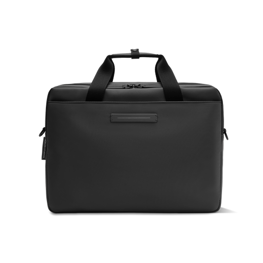Gion Briefcase / All Black / Recycled Nylon