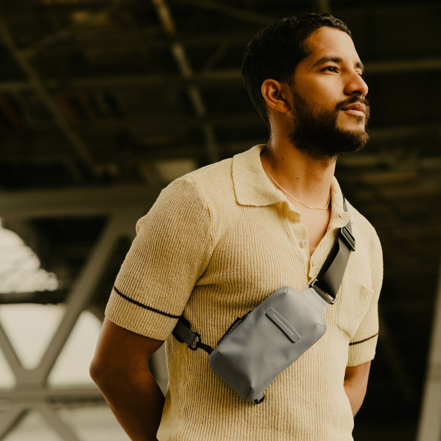 Gion Cross-Body S / All Black / Recycled Nylon / Size S