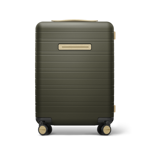 Koffer Grün Vorderseite - Hartschale Polycarbonat Leicht Robust - Horizn Studios