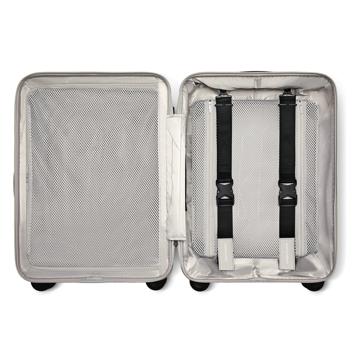 M5 / Sand Grey / Vegan Multi Shell / Cabin Size mit Fronttasche / Pro