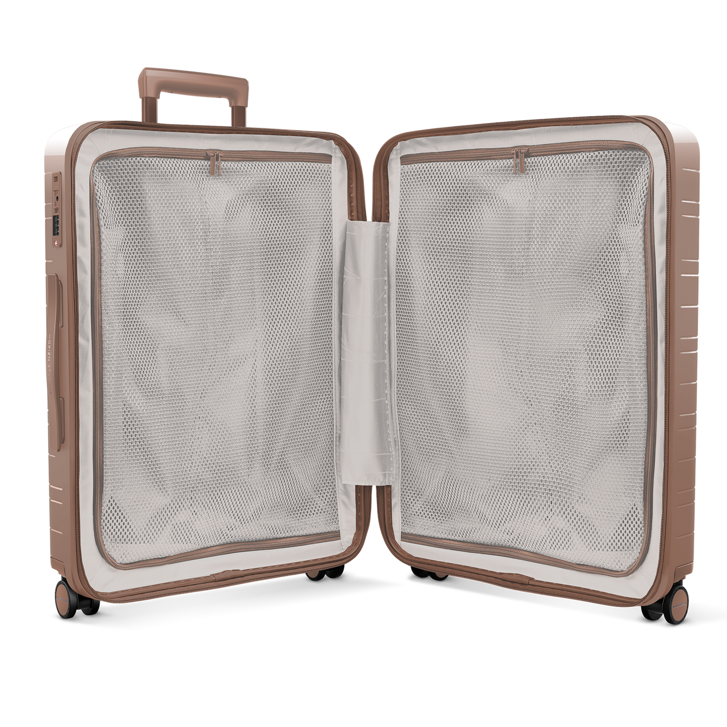 H6 / Glossy Mocha / Vegan Hard Shell / Check-In Size M / RE
