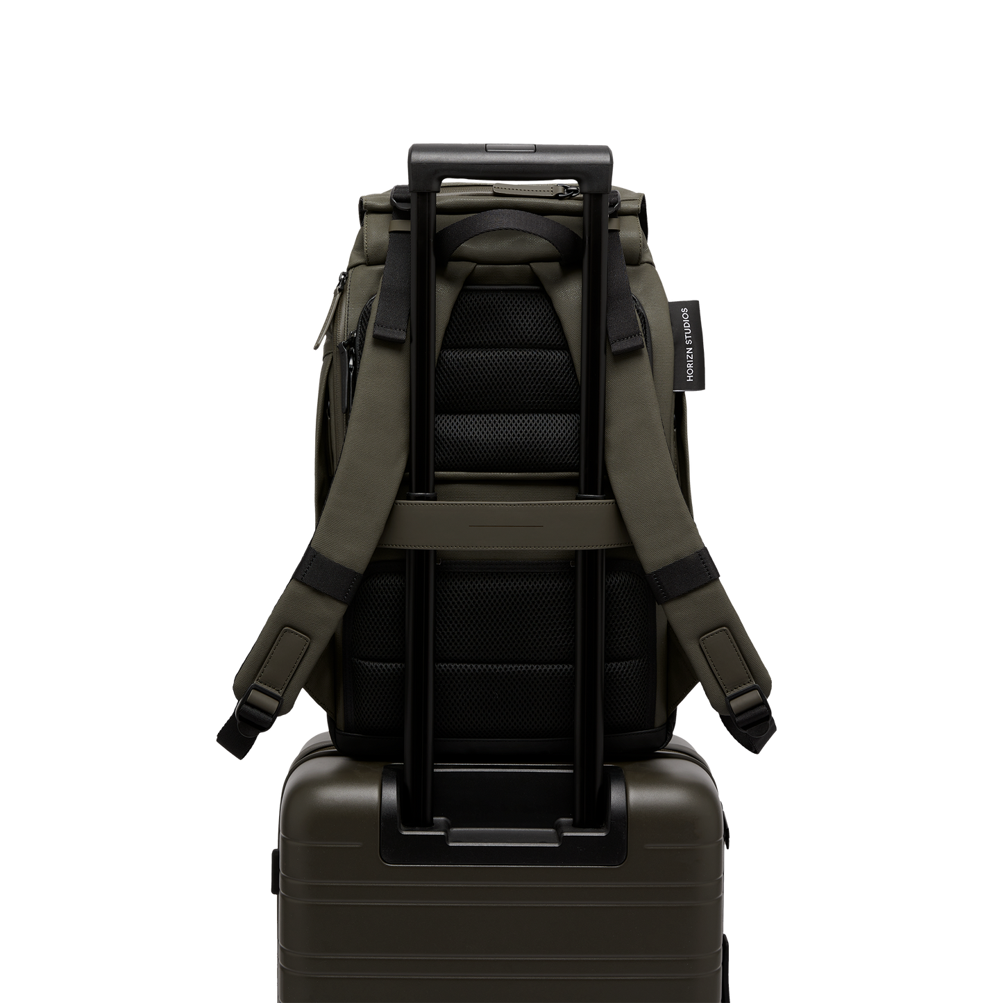 SoFo Backpack City / Dark Olive / Recycled Waxed Canvas