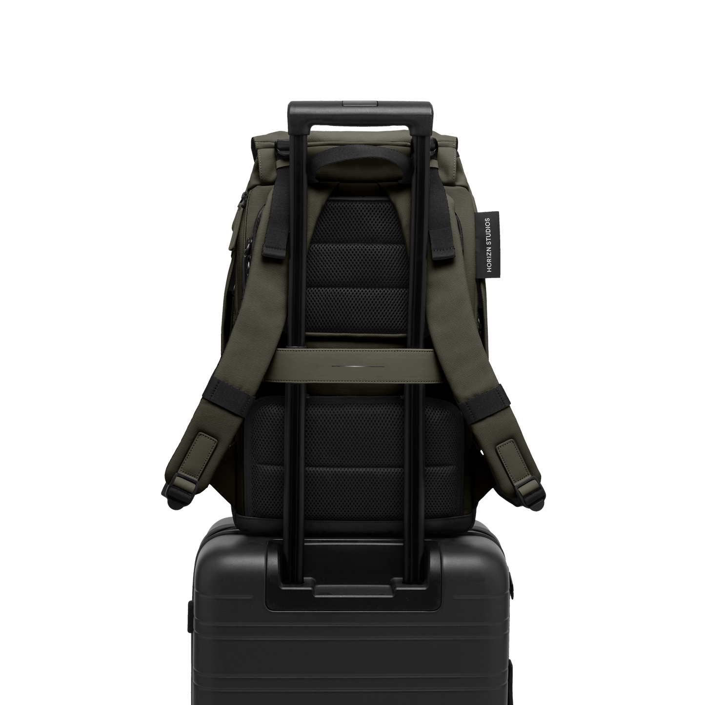 SoFo Backpack City / Dark Olive / Recycled Waxed Canvas