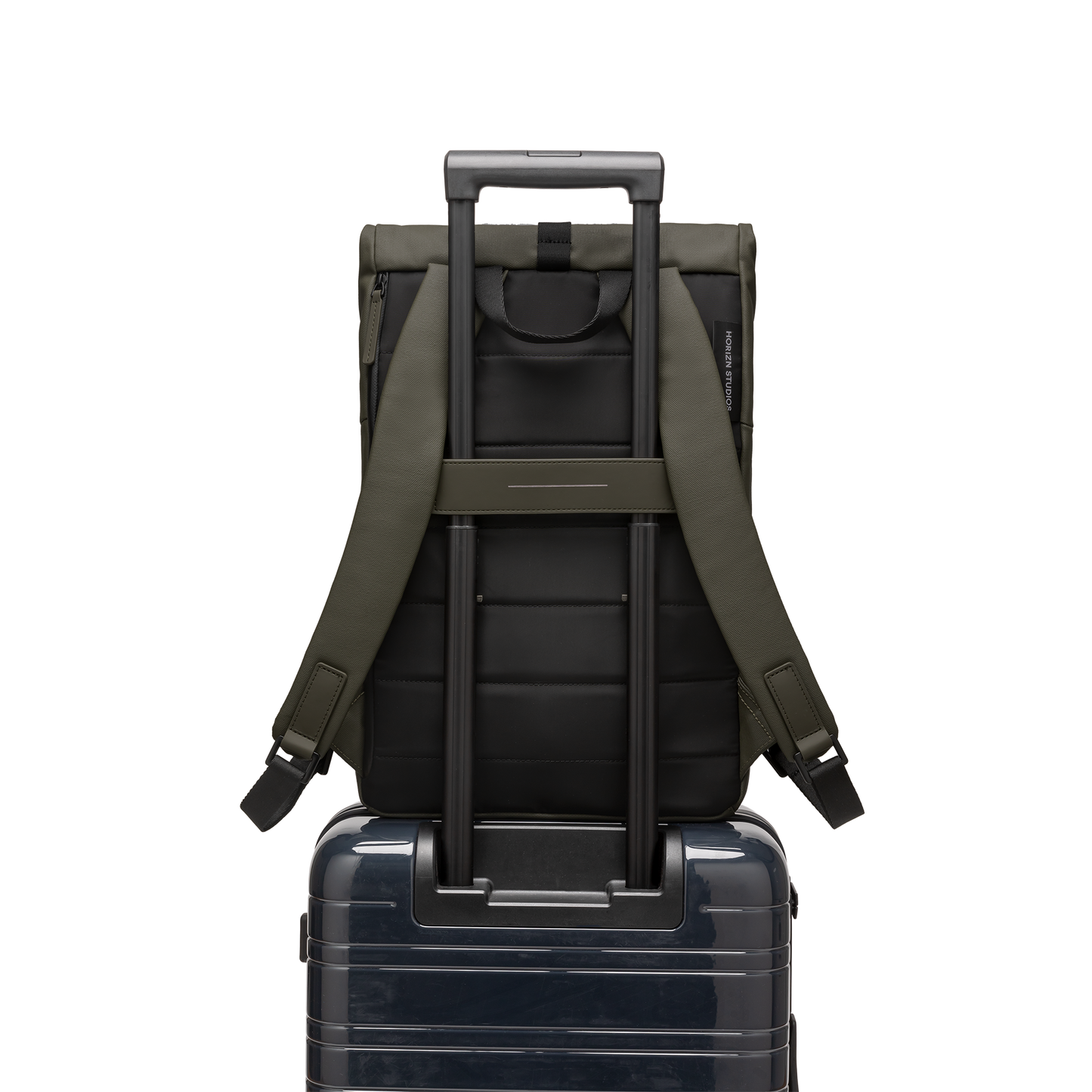 SoFo Rolltop Backpack X / Dark Olive / Waxed Canvas