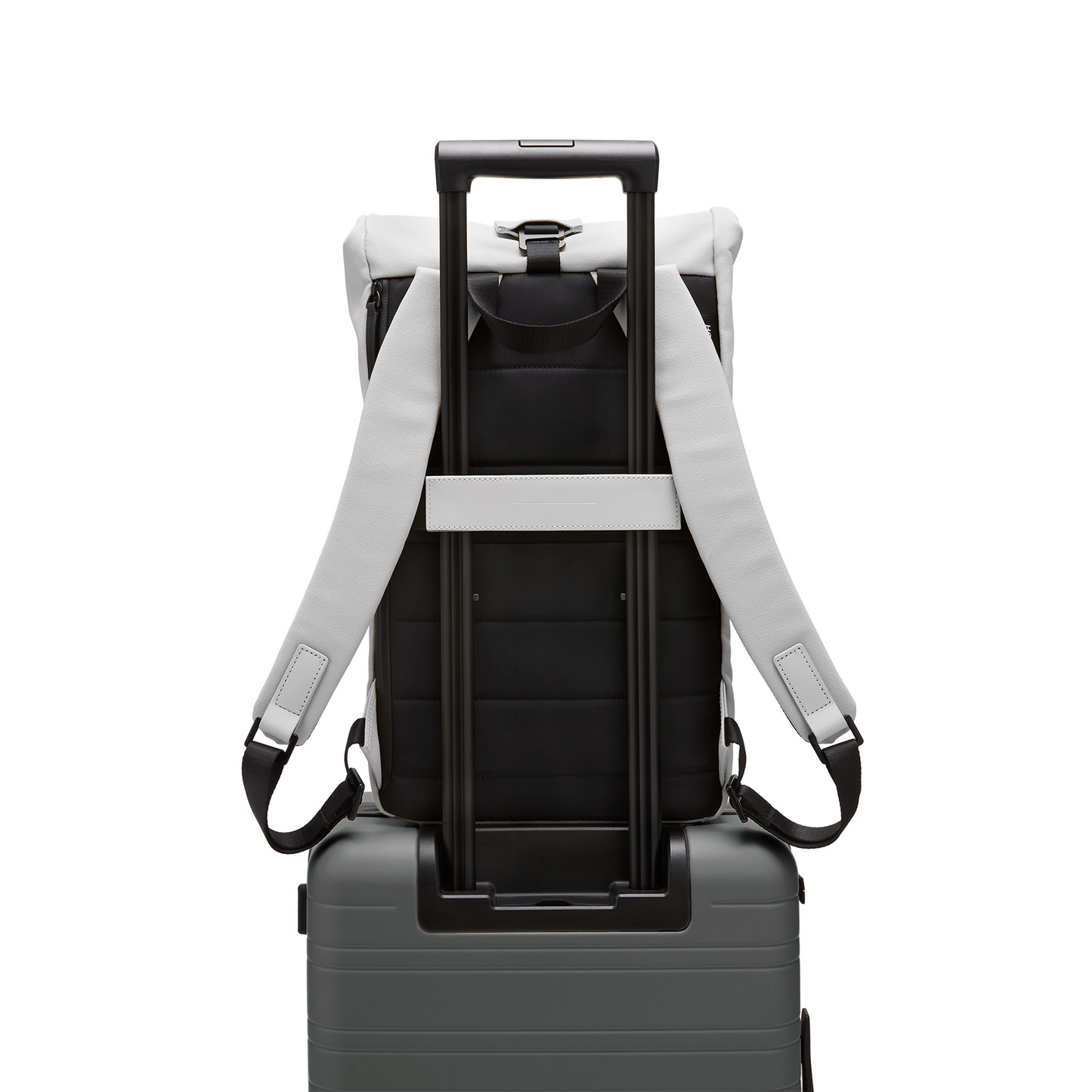 SoFo Rolltop Backpack / Light Quartz Grey / Recycled Cotton Canvas