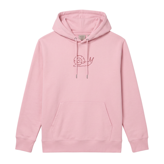 Travel Hoodie / Cloud Rose / Organic Cotton / Size M / Time