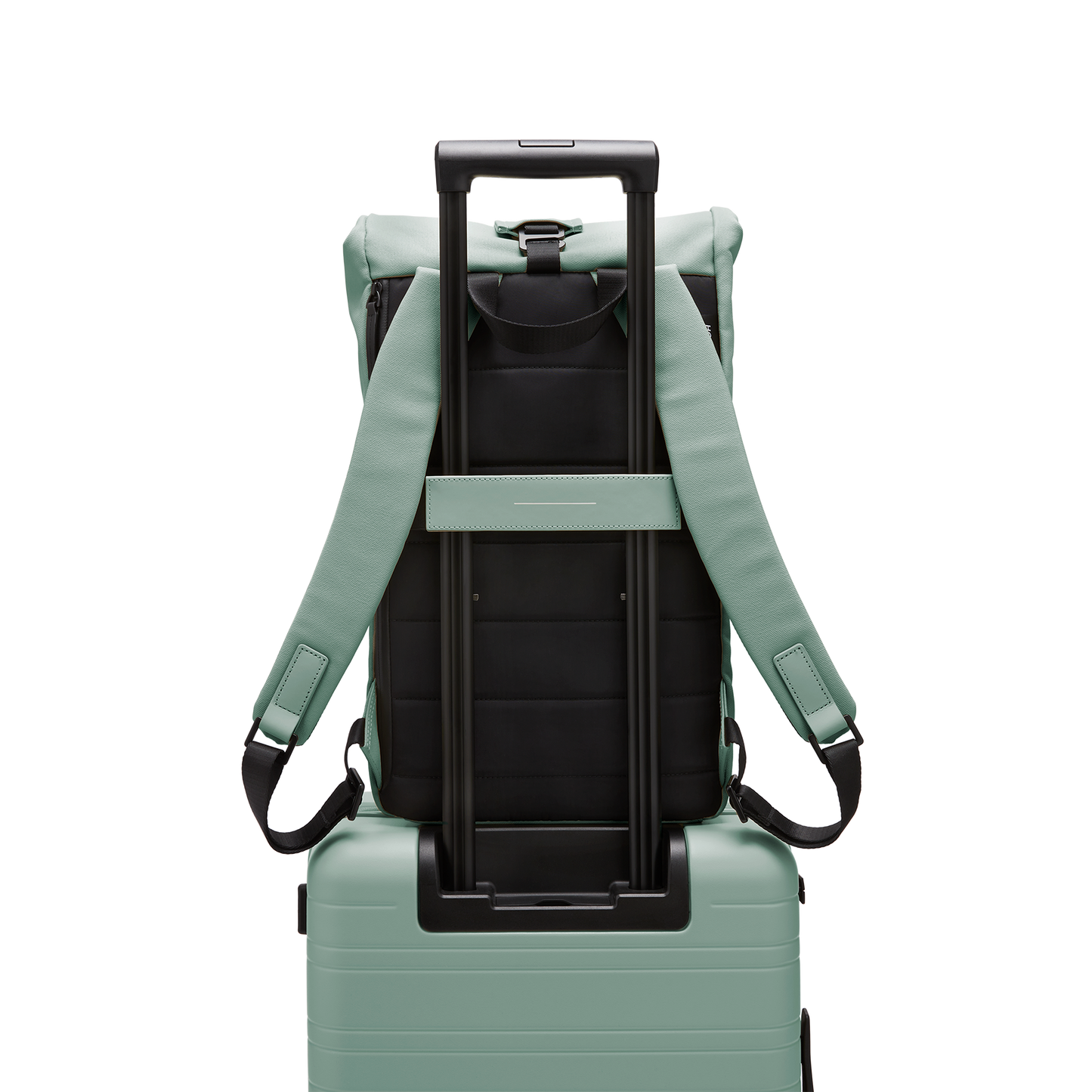 SoFo Rolltop Backpack / Marine Green / Recycled Cotton Canvas