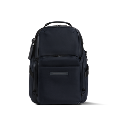 Midtown Series Rucksack Blau Vorderseite - Wasserabweisend Vegan Ergonomisch - Horizn Studios