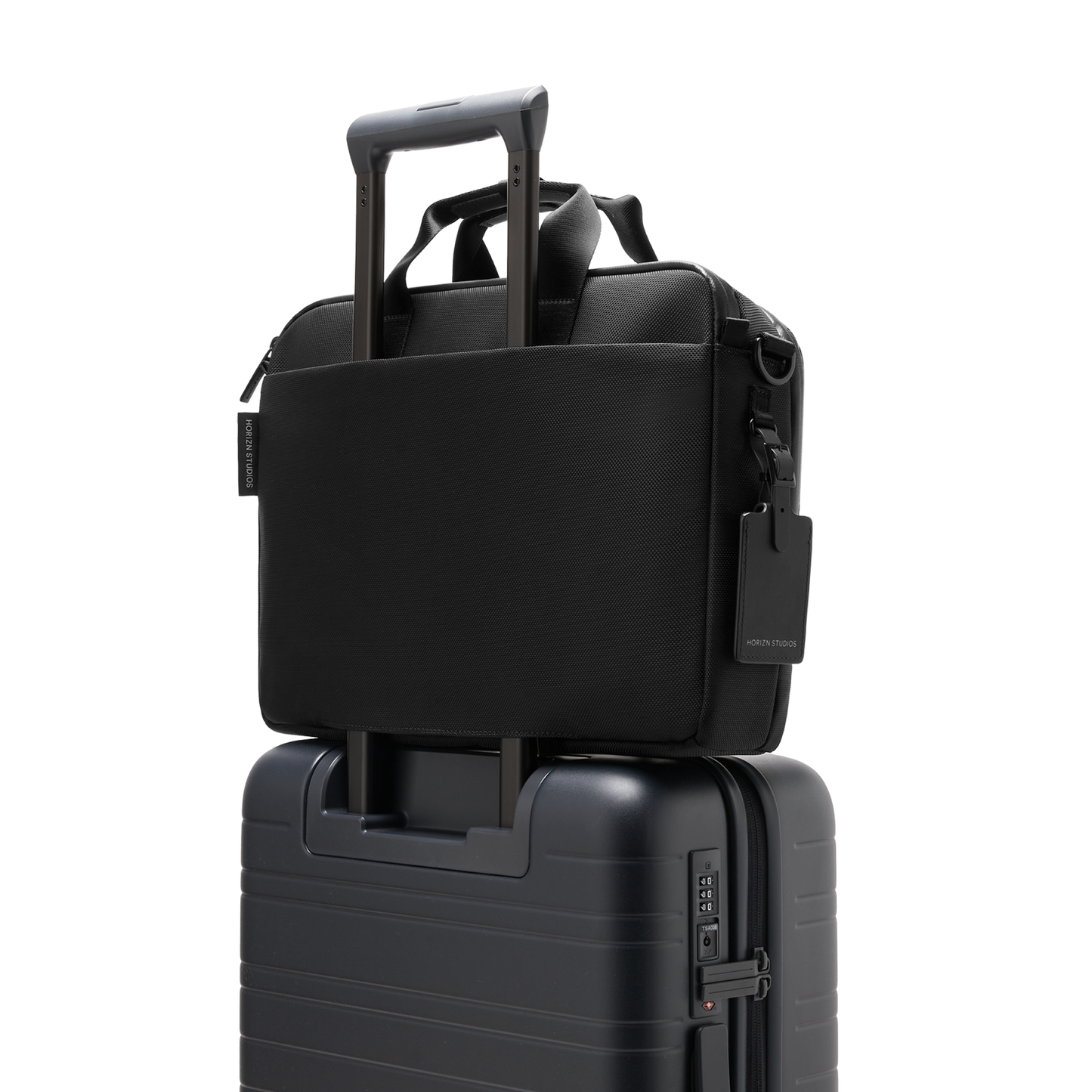 Midtown Briefcase / All Black / High-end Nylon