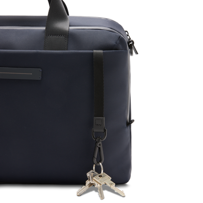 Midtown Briefcase Blau Detail - Horizn Studios
