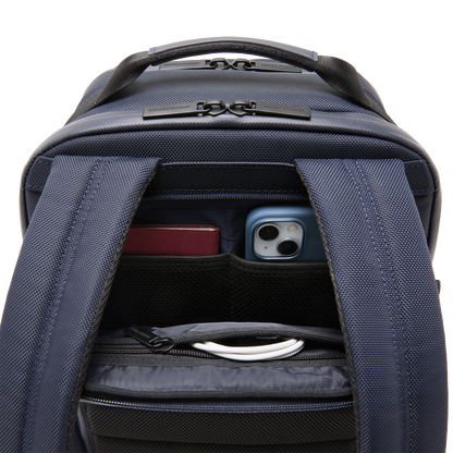 Midtown Rucksack Blau Smart Pocket - Wasserabweisend Vegan Ergonomisch - Horizn Studios