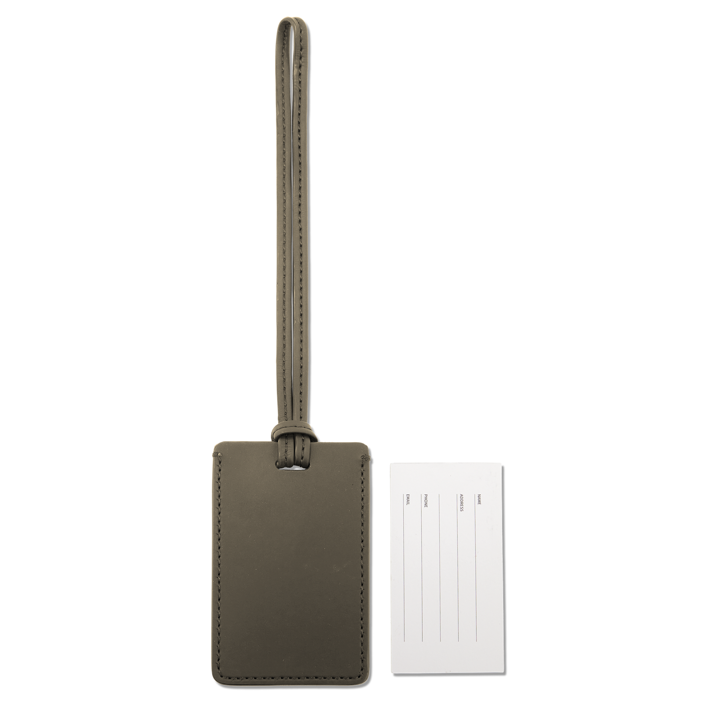 Bag Tag / Dark Olive / Hi-Core