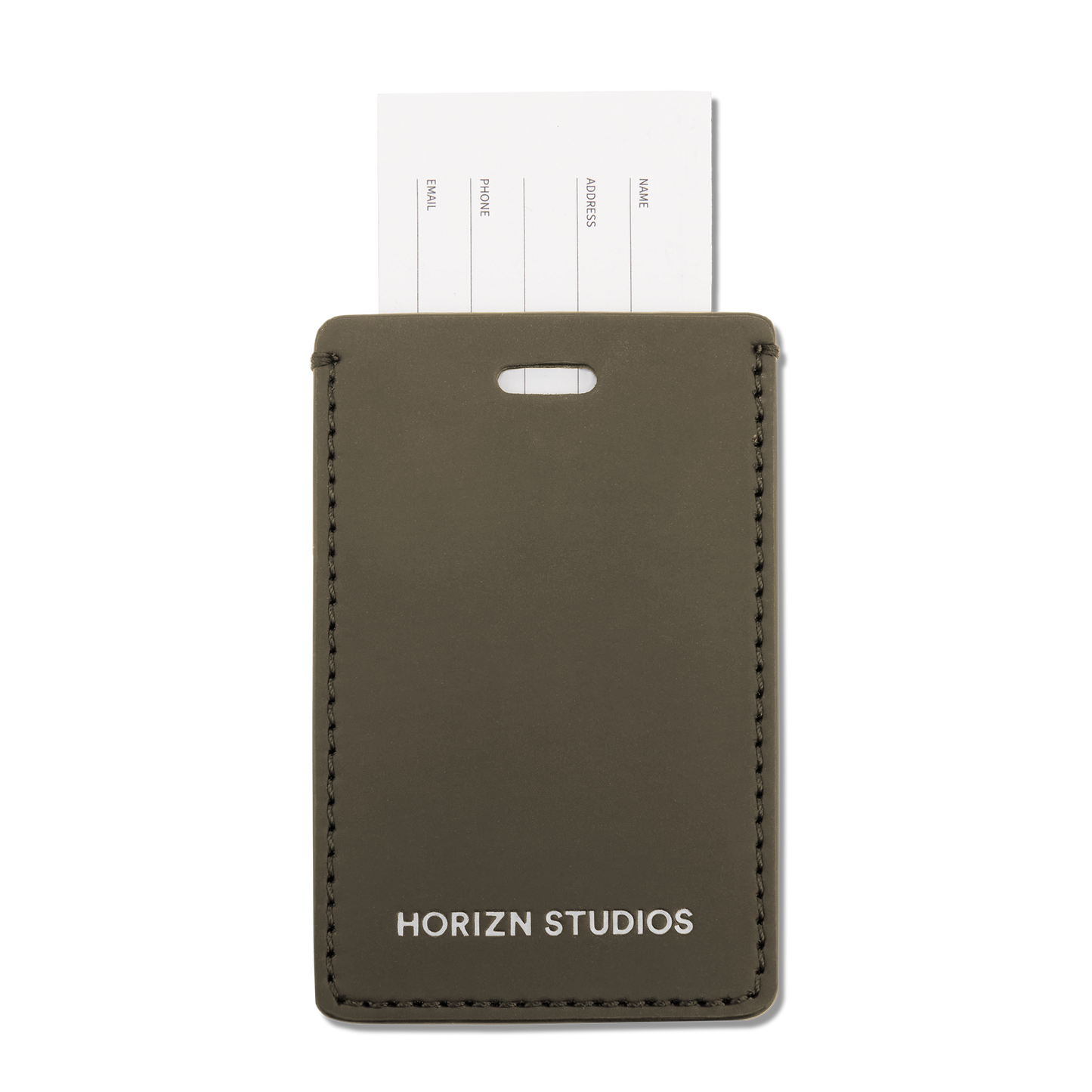 Bag Tag / Dark Olive / Hi-Core