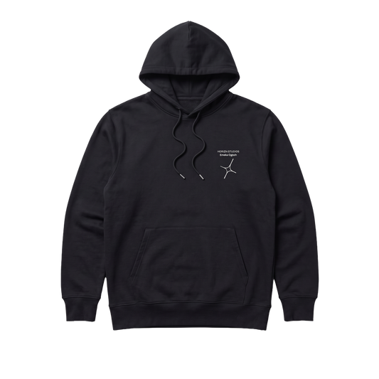 Emeka Edition Hoodie / All Black / Organic Cotton / Size M
