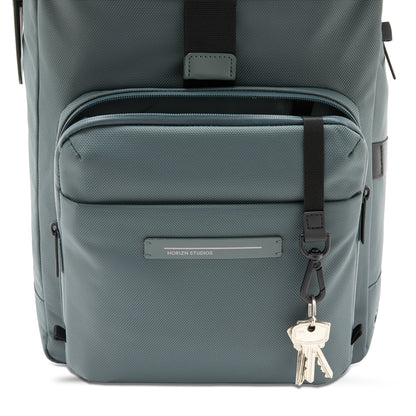 Midtown Flaptop Backpack / Pine Green / Recycled Nylon