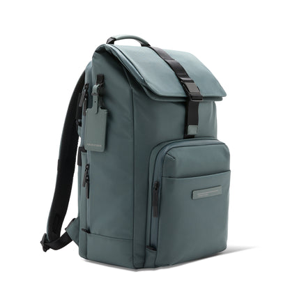 Midtown Flaptop Backpack / Pine Green / Recycled Nylon