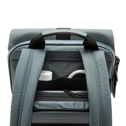 Midtown Flaptop Backpack / Pine Green / Recycled Nylon