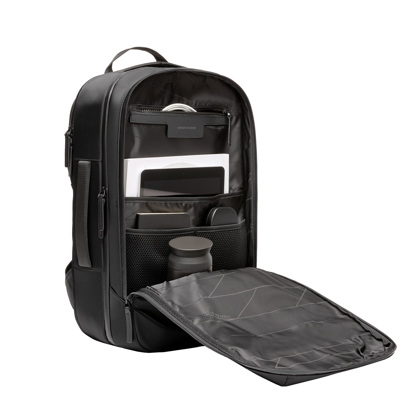 Gion Backpack Travel / All Black / Recycled Nylon