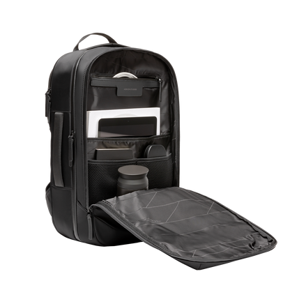 Gion Backpack Travel / All Black / Recycled Nylon