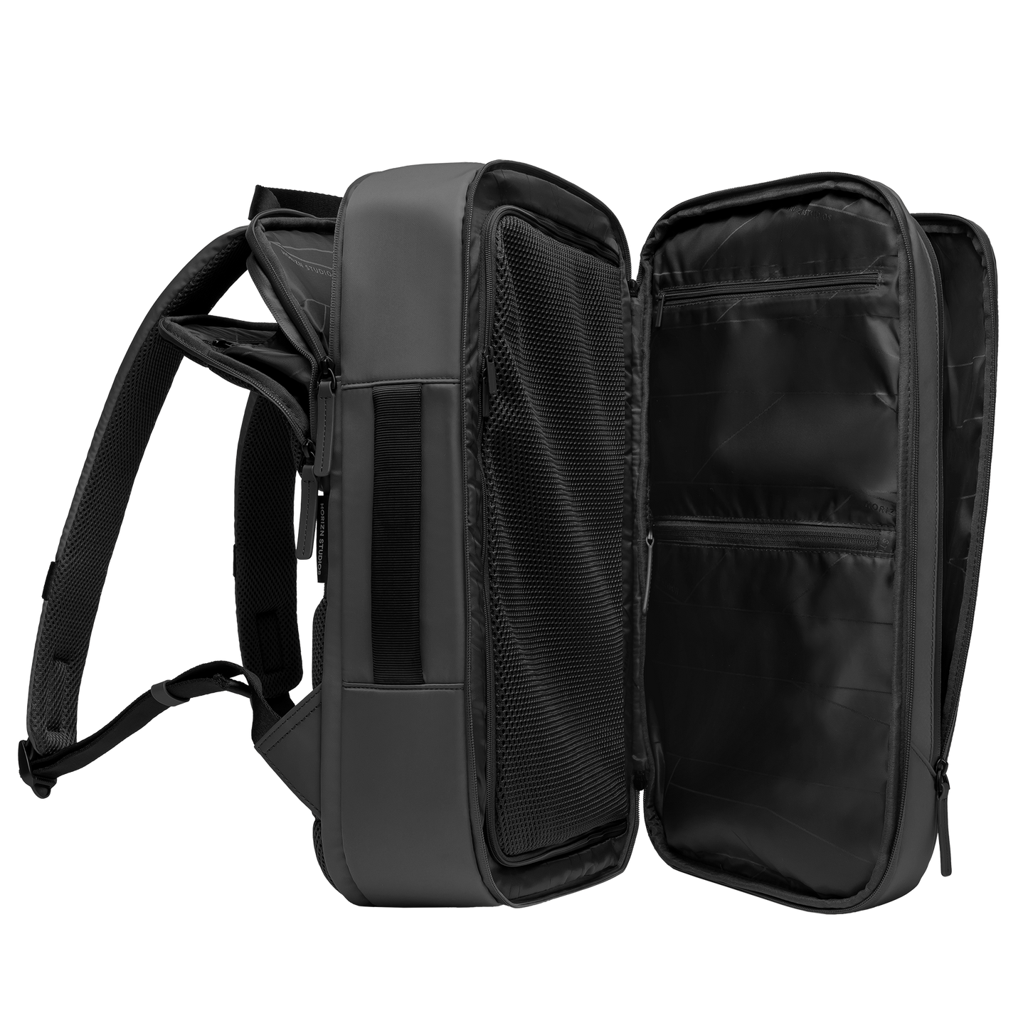 Gion Backpack Travel / All Black / Recycled Nylon