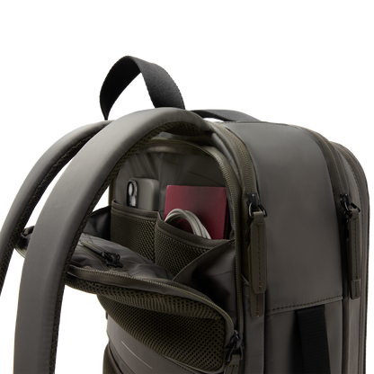 Gion Rucksack Travel Grün - Wasserabweisend Vegan Ergonomisch - Horizn Studios