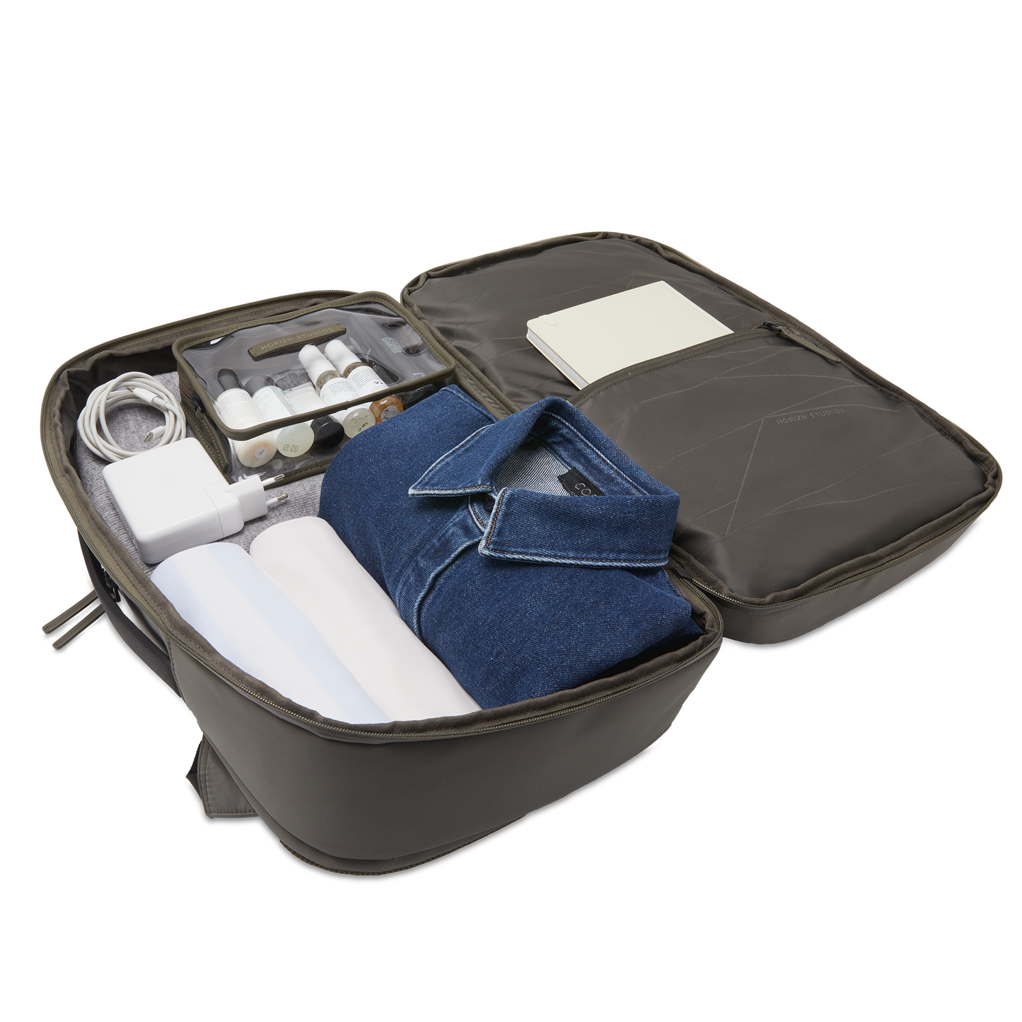 Gion Backpack Travel / Dark Olive / Recycled Nylon