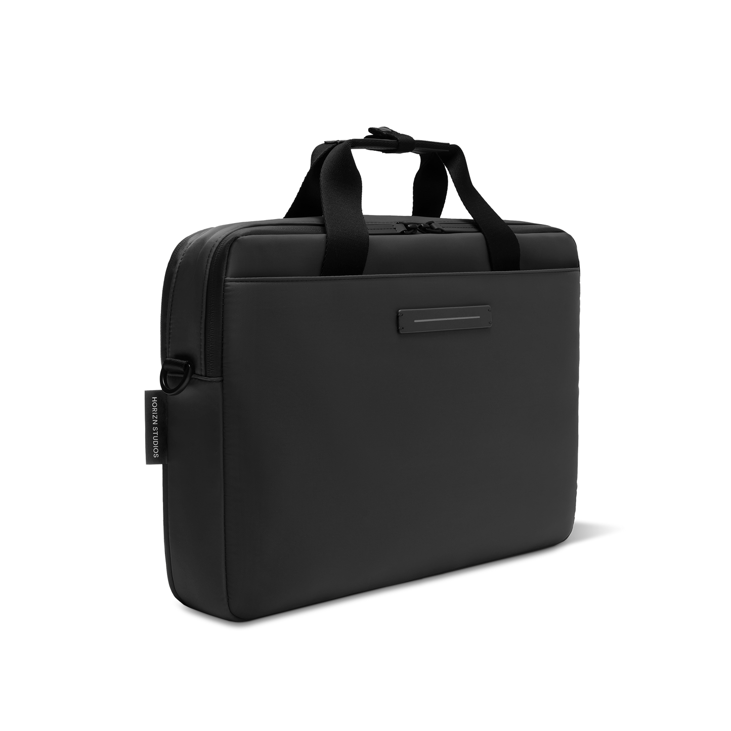 Gion Briefcase / All Black / Recycled Nylon