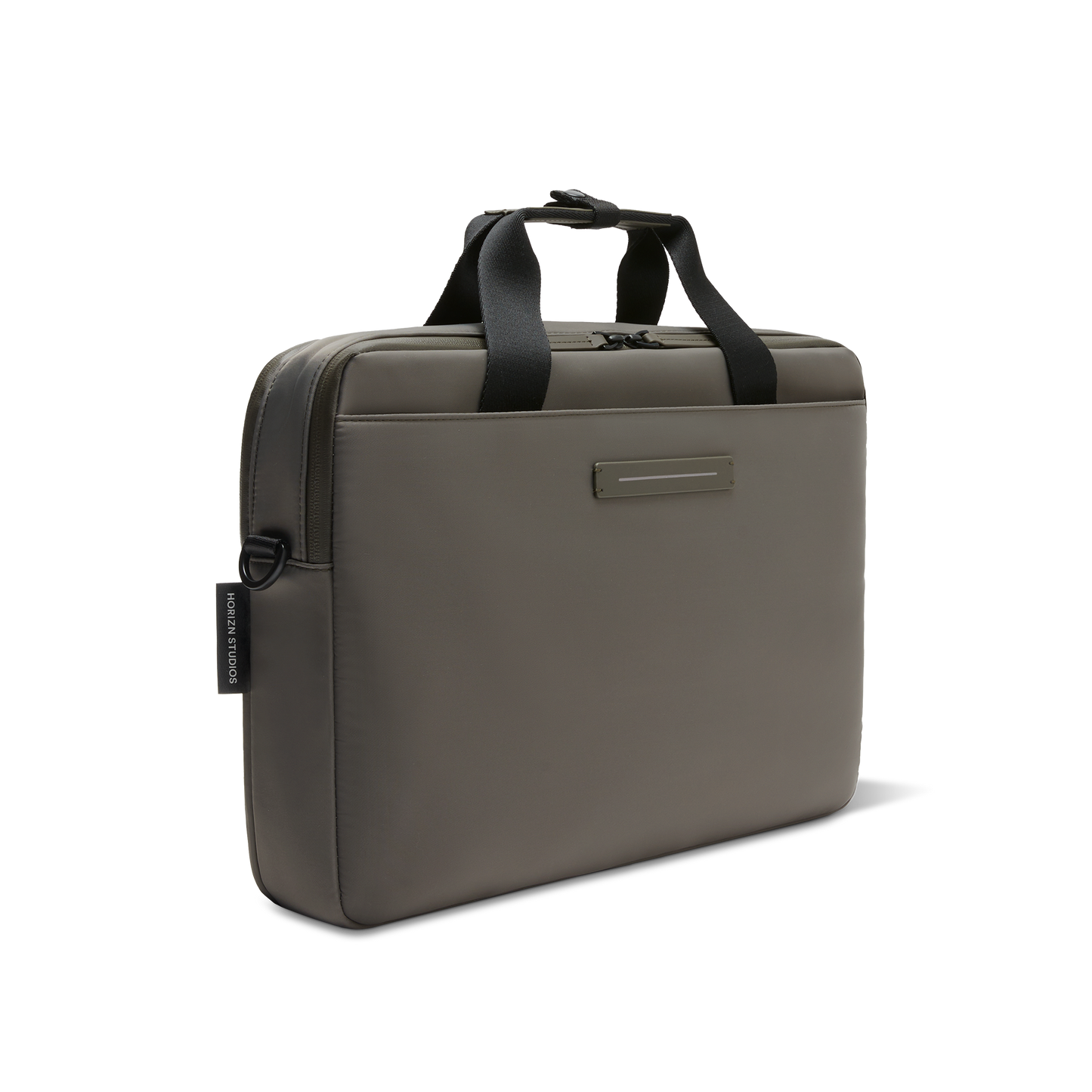 Gion Briefcase / Dark Olive / Recycled Nylon