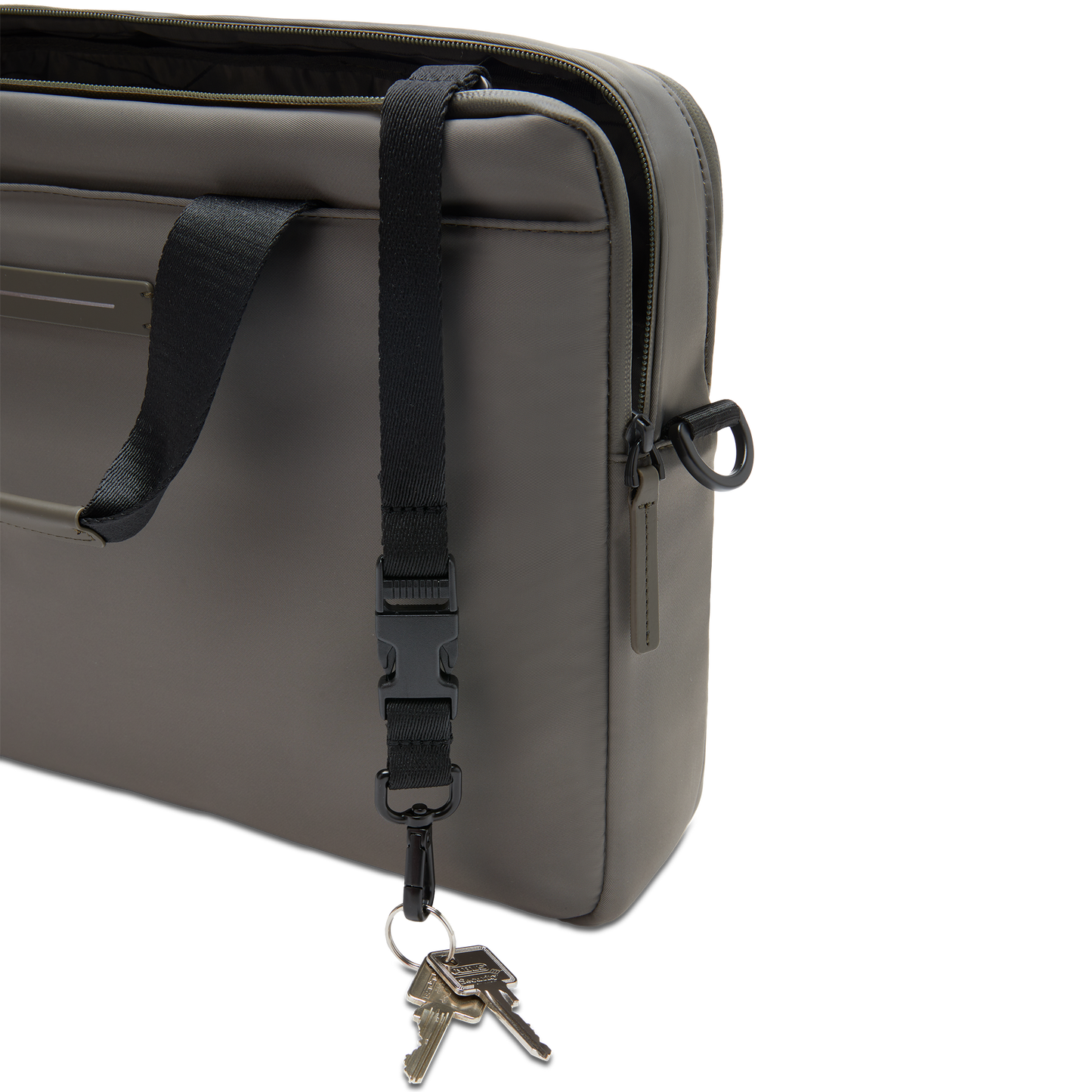 Gion Briefcase / Dark Olive / Recycled Nylon