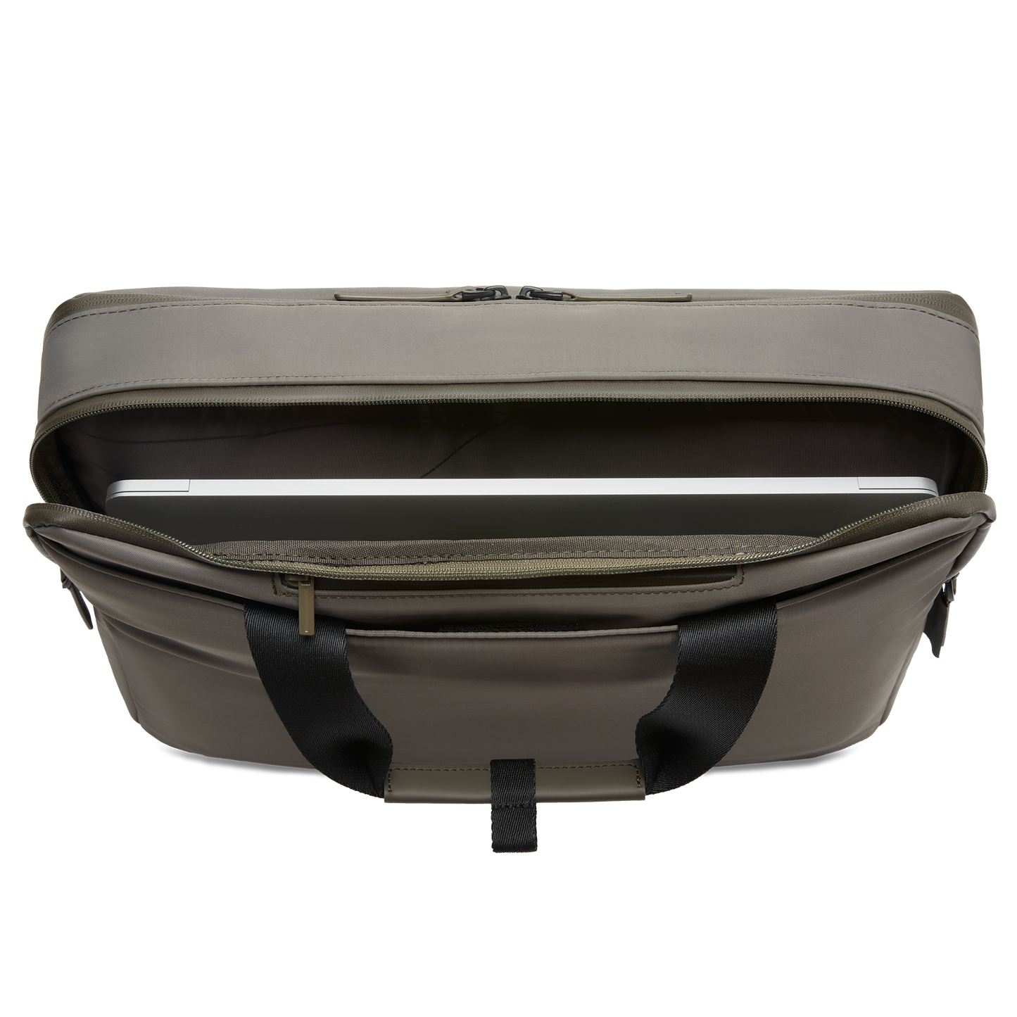 Gion Briefcase / Dark Olive / Recycled Nylon