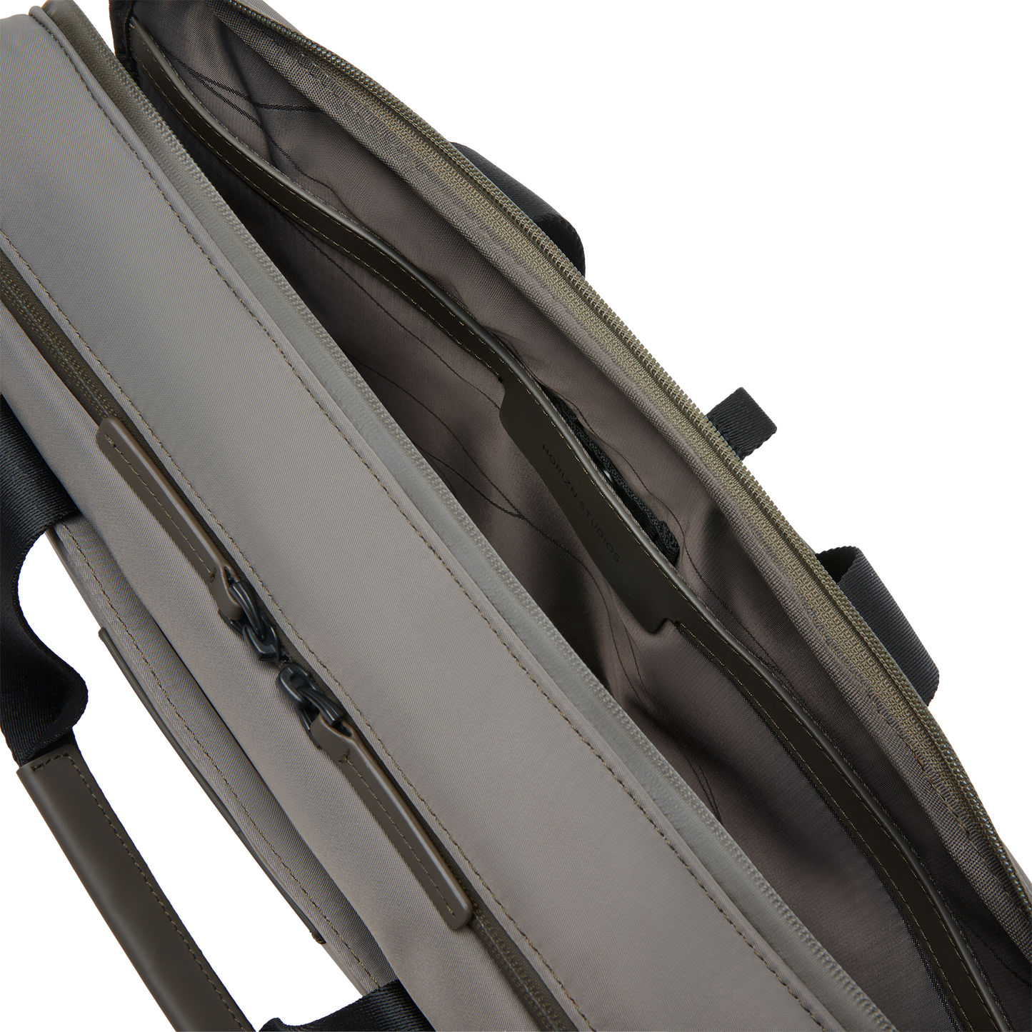 Gion Briefcase / Dark Olive / Recycled Nylon