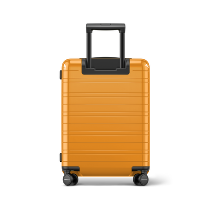 Koffer Essential Glossy Bright Amber Rückseite Bbac - Hartschale Polycarbonat Leicht Robust - Horizn Studios