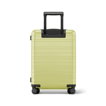Koffer Essential Glossy Dusk Yellow Rückseite - Hartschale Polycarbonat Leicht Robust - Horizn Studios