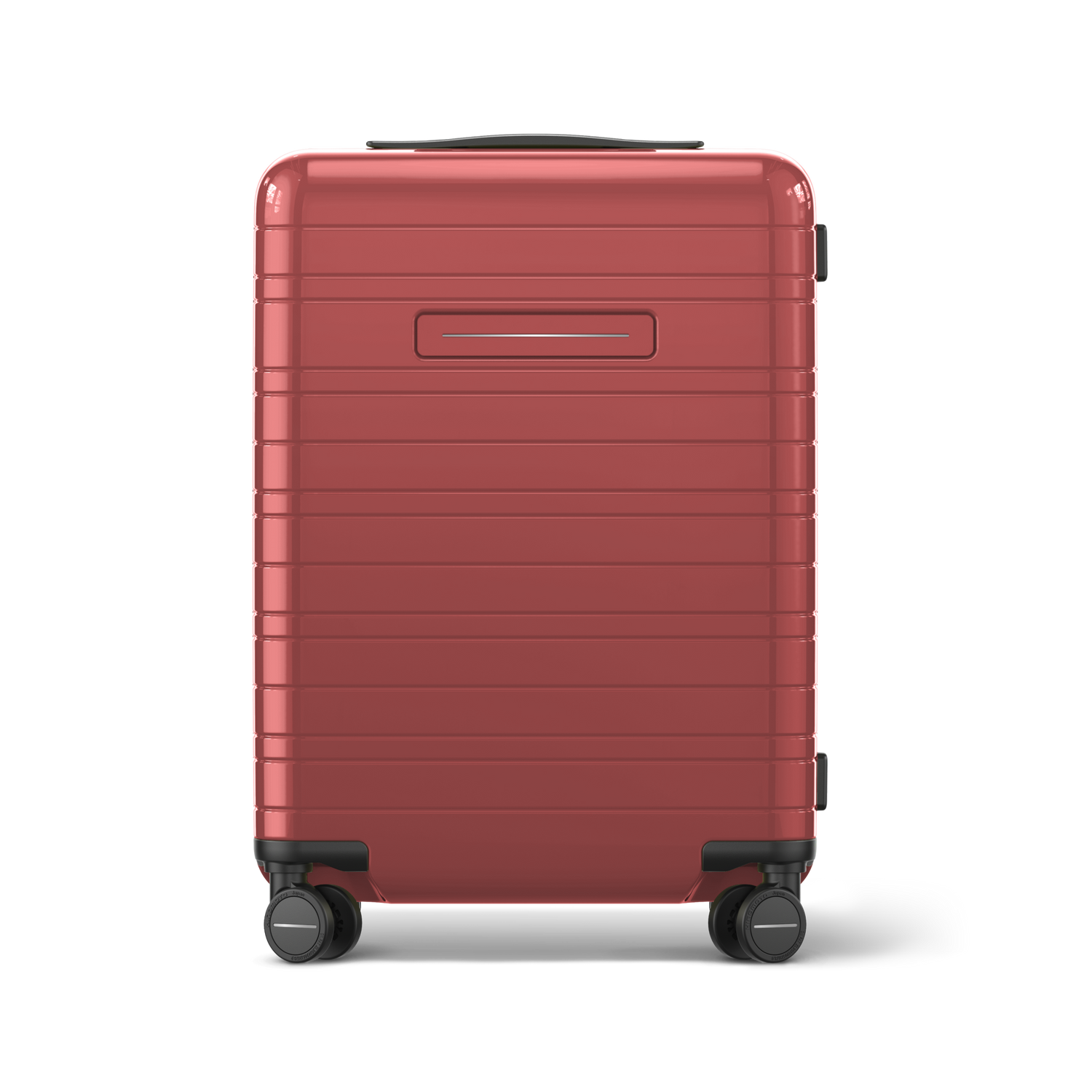 Koffer Essential Glossy True Red Vorderseite - Hartschale Polycarbonat Leicht Robust - Horizn Studios