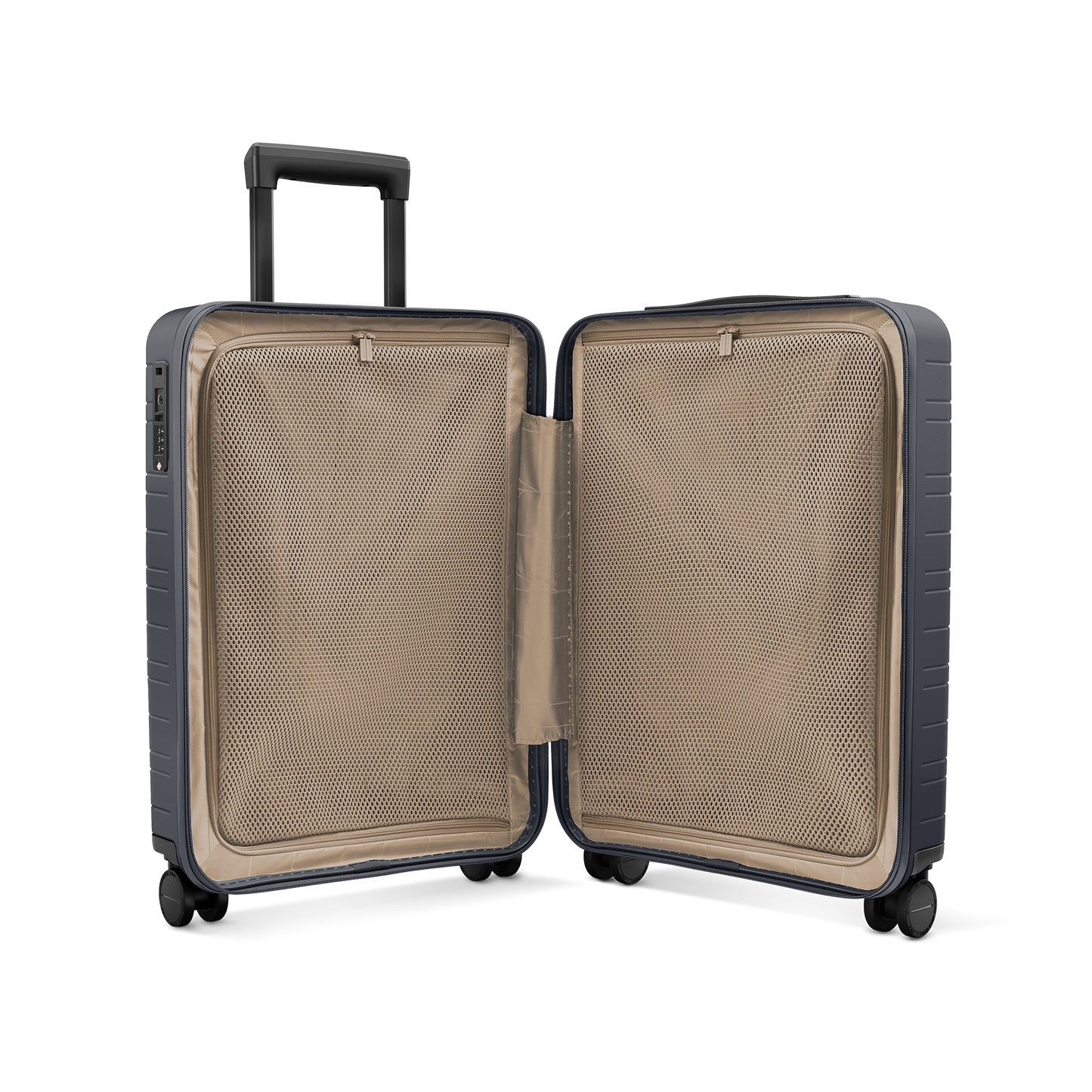 Koffer Series Dark Slate Innenansicht - Hartschale Polycarbonat Leicht Robust - Horizn Studios