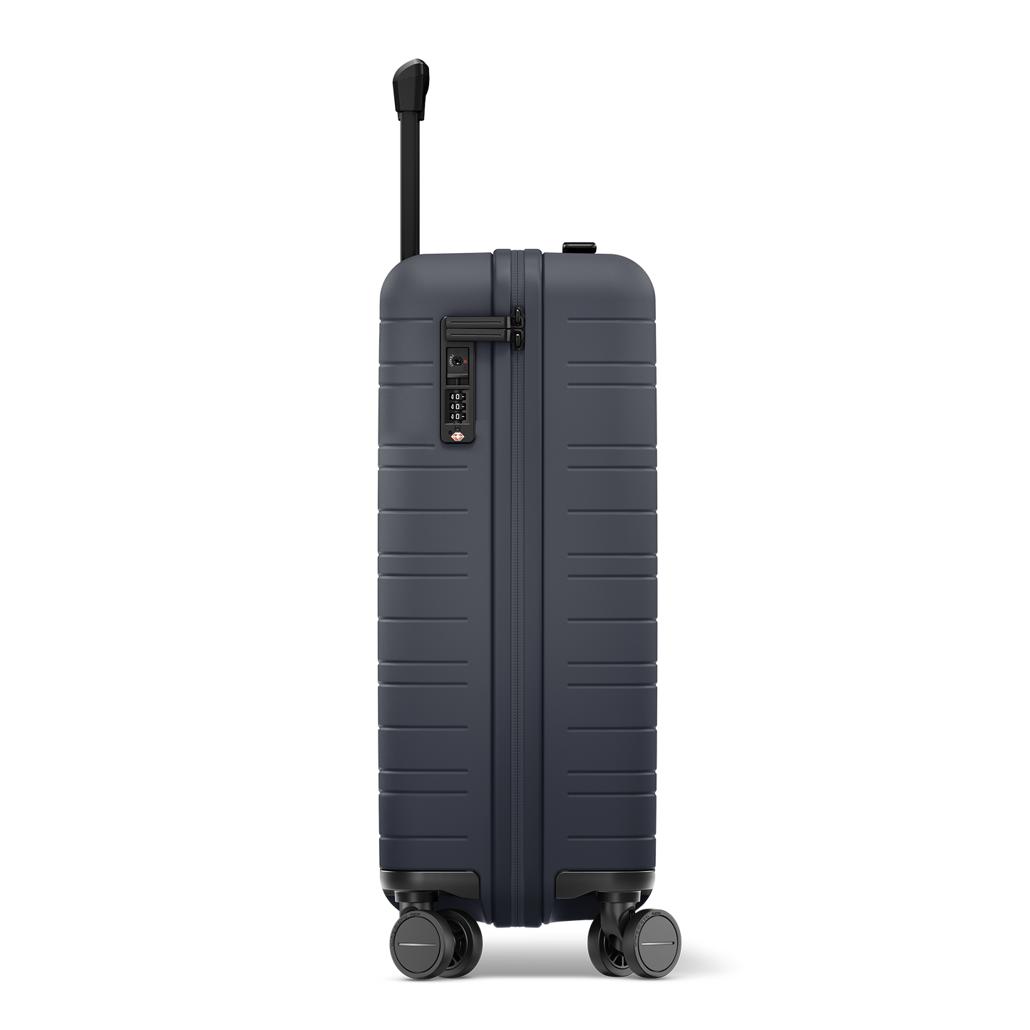 Koffer Series Dark Slate Seitenansicht - Hartschale Polycarbonat Leicht Robust - Horizn Studios