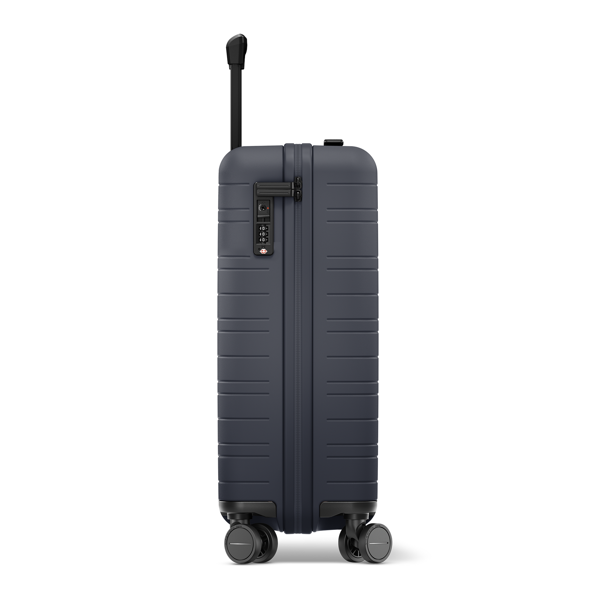 Koffer Series Dark Slate Seitenansicht - Hartschale Polycarbonat Leicht Robust - Horizn Studios