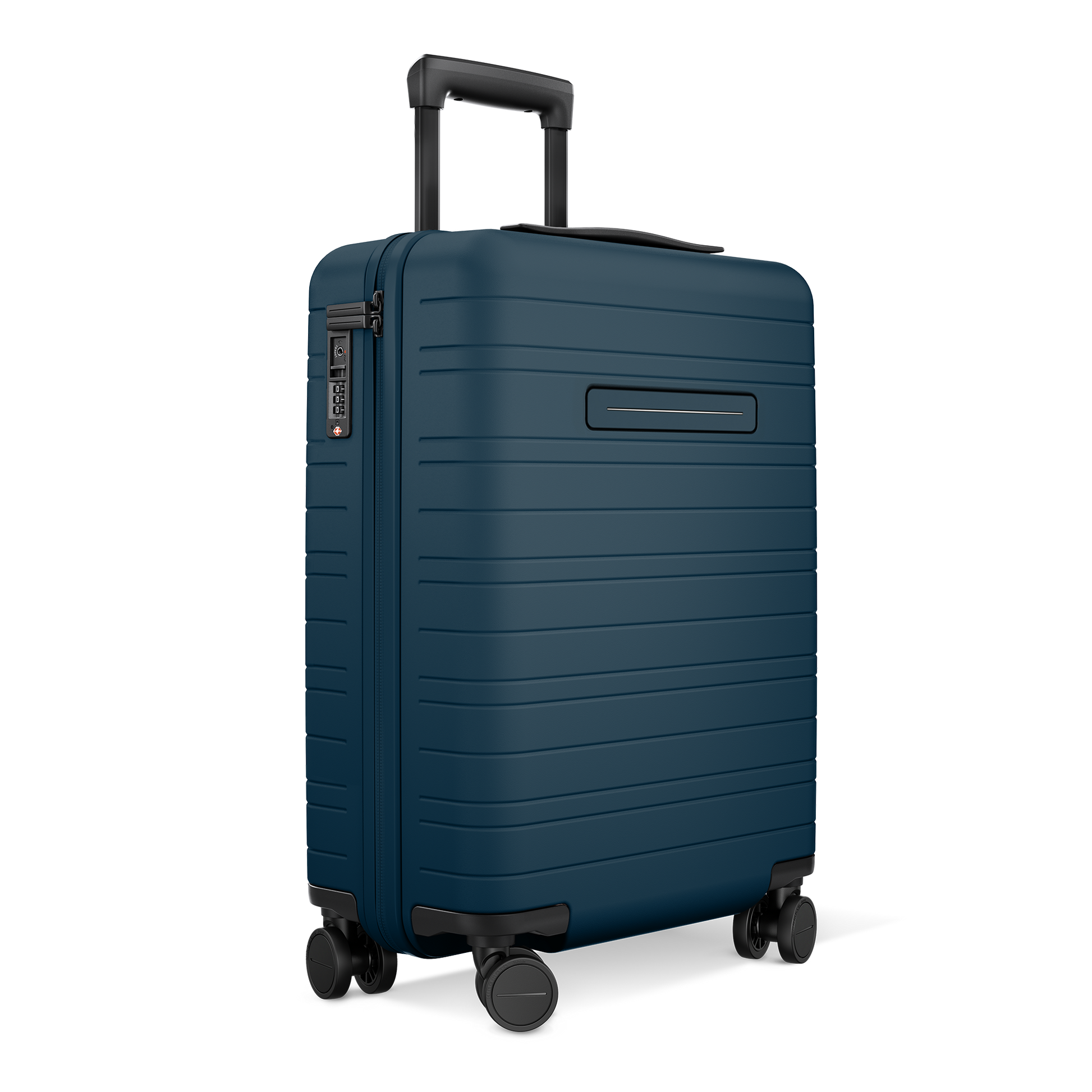 H5 GO Kabinengepäck River Blue - Schrägansicht mit leisen Rollen