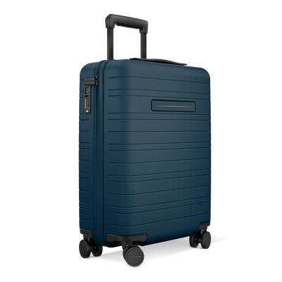 H5 GO Kabinengepäck River Blue - Schrägansicht mit leisen Rollen