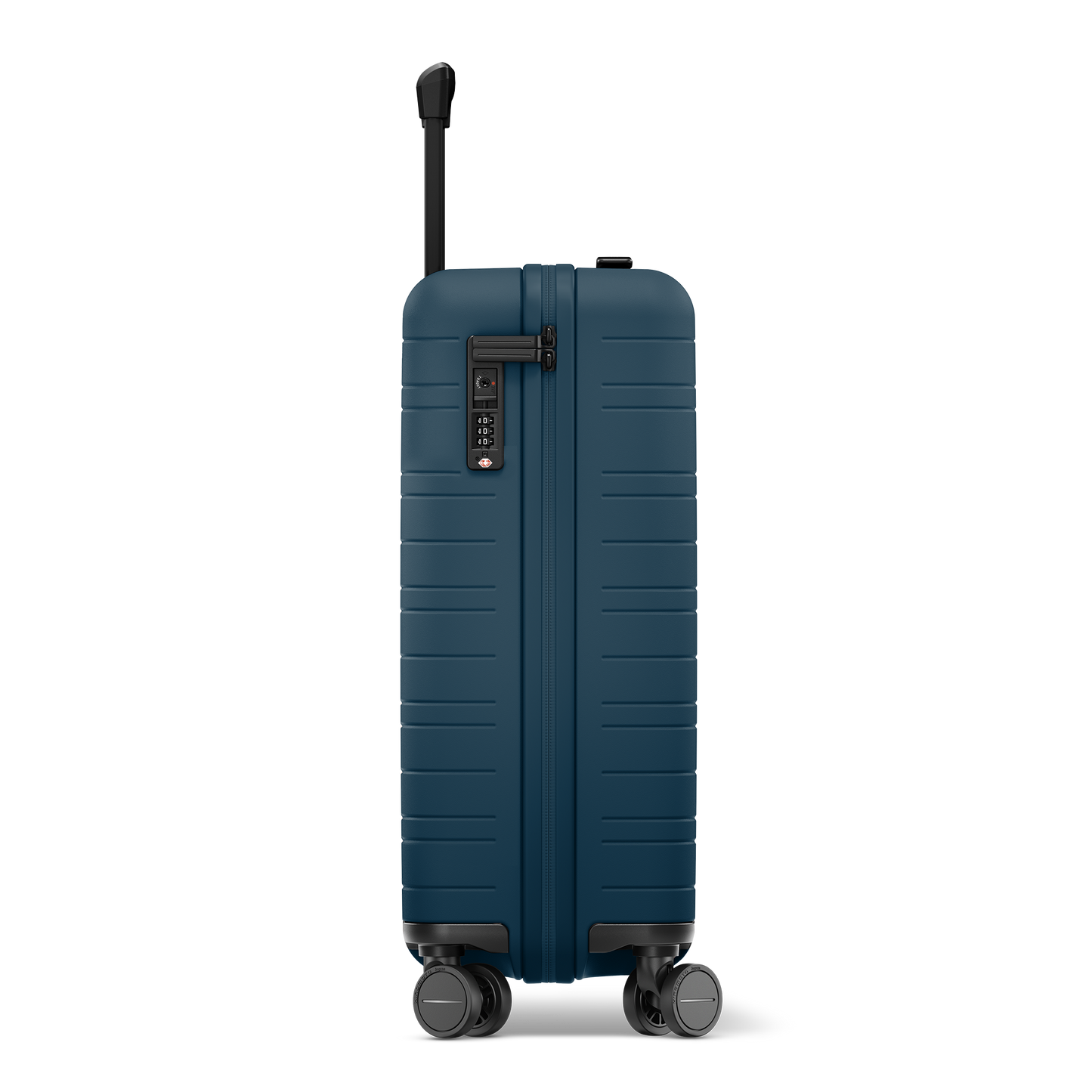 H5 GO Handgepäck River Blue Seitenprofil mit TSA-Schloss