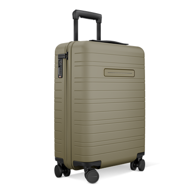 H5 GO Kabinengepäck Timber Wood - Schrägansicht mit leisen Rollen