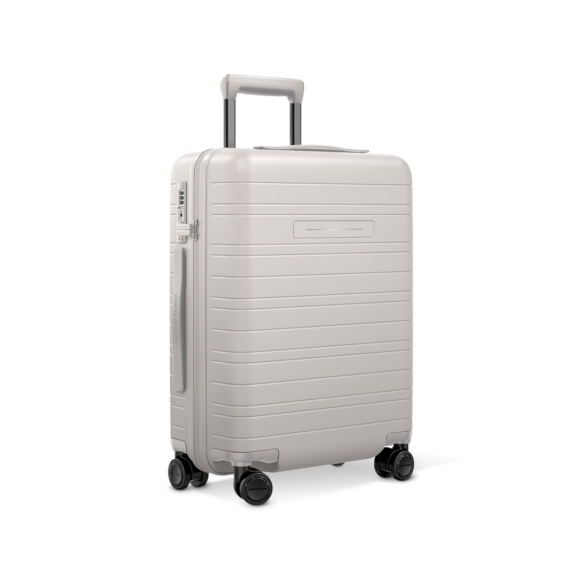 Beige suitcase with wheels Horizn Studios