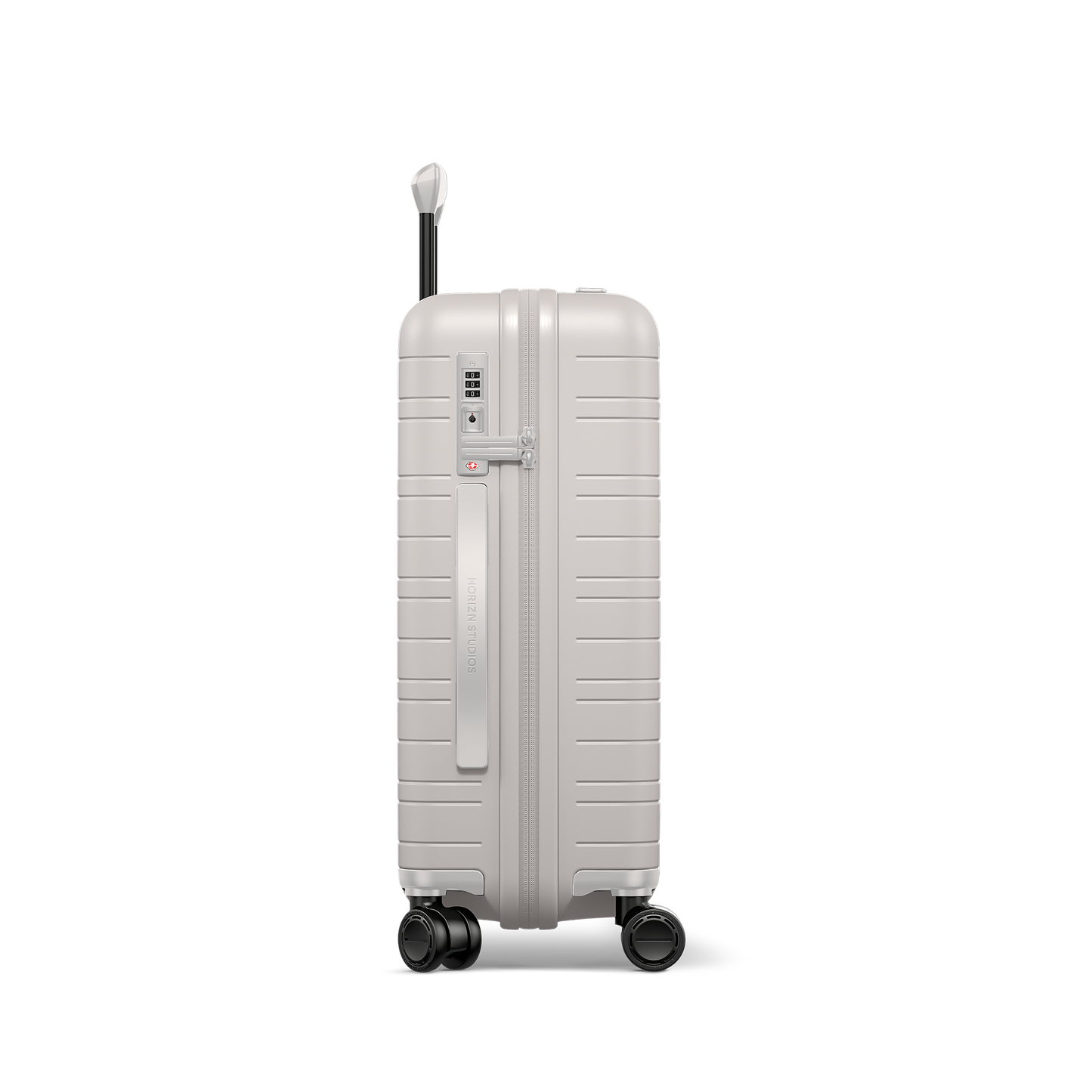Beige suitcase with wheels - Horizn Studios