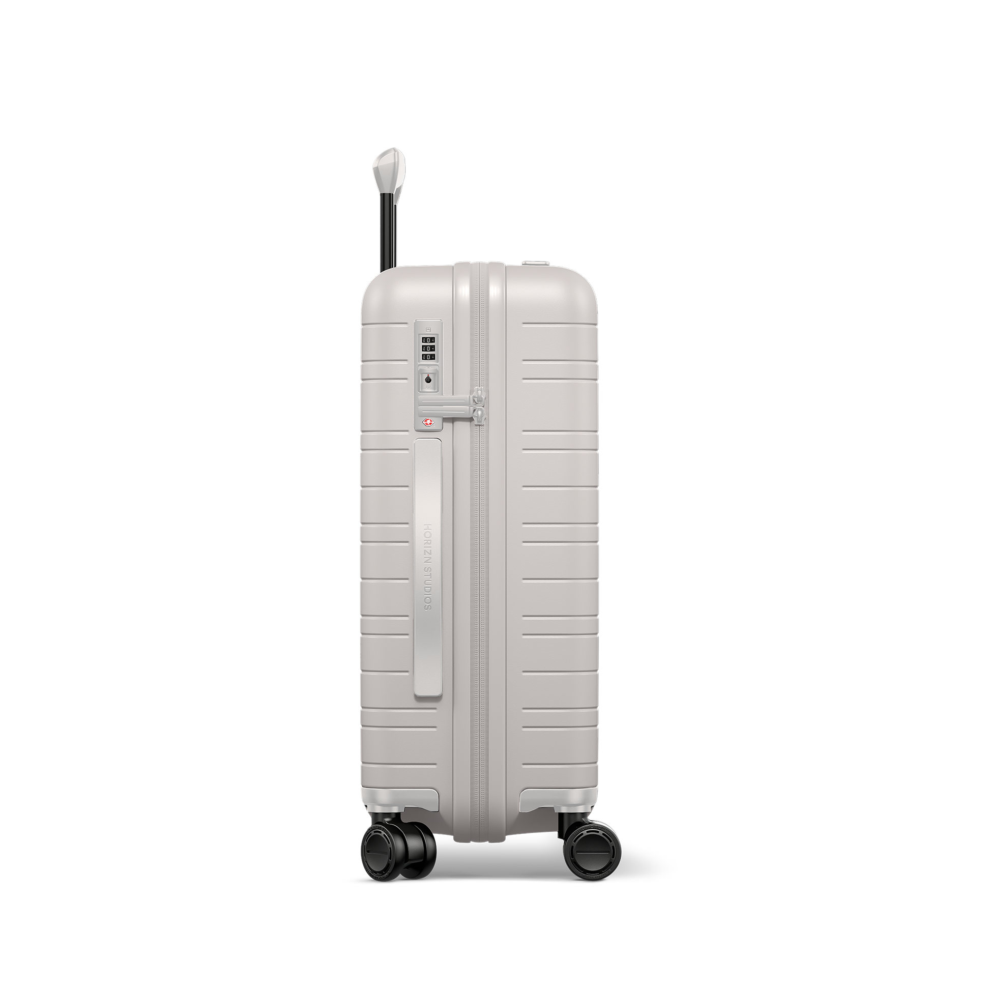 Beige suitcase with wheels - Horizn Studios