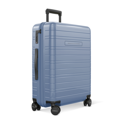 Koffer Essential Glossy Blau Vega - Hartschale Polycarbonat Leicht Robust - Horizn Studios