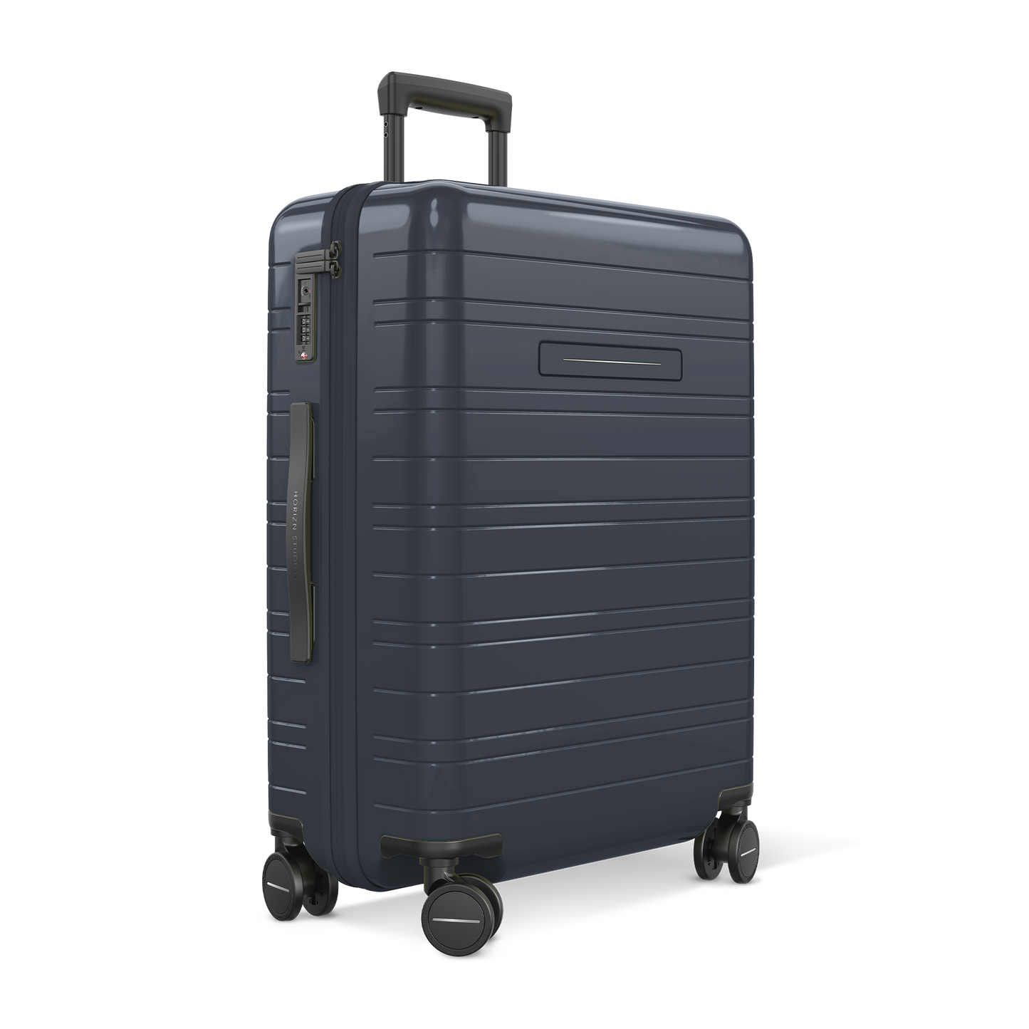 H6 / Glossy Night Blue / Premium Hard Shell / Check-In Size M / Essential