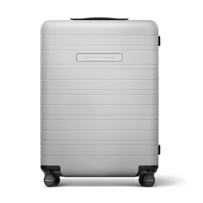 Koffer Essential Light Quartz Grau Vorderseite - Hartschale Polycarbonat Leicht Robust - Horizn Studios