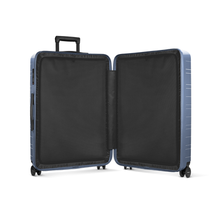 Koffer Essential Glossy Blau Vega Innenansicht - Hartschale Polycarbonat Leicht Robust - Horizn Studios