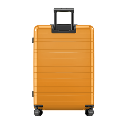 Koffer Essential Glossy Bright Amber Rückseite - Hartschale Polycarbonat Leicht Robust - Horizn Studios