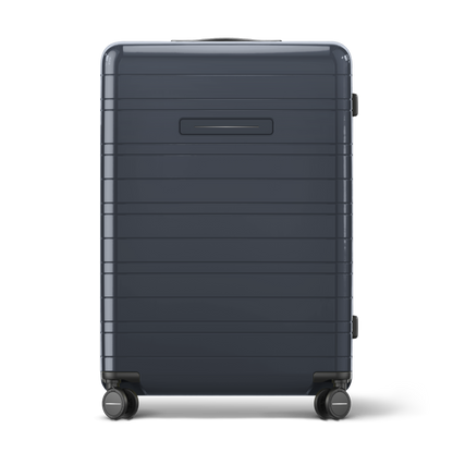 Koffer Essential Glossy Blau Vorderseite - Hartschale Polycarbonat Leicht Robust - Horizn Studios